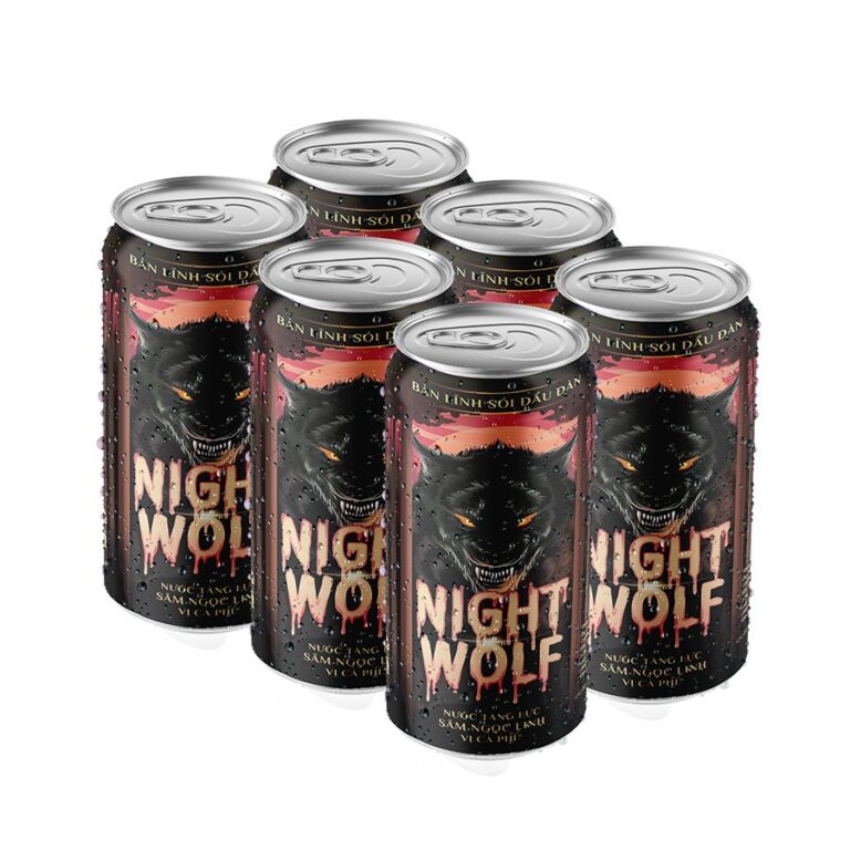 nước tăng lực nightwolf 245ml vị cà phê