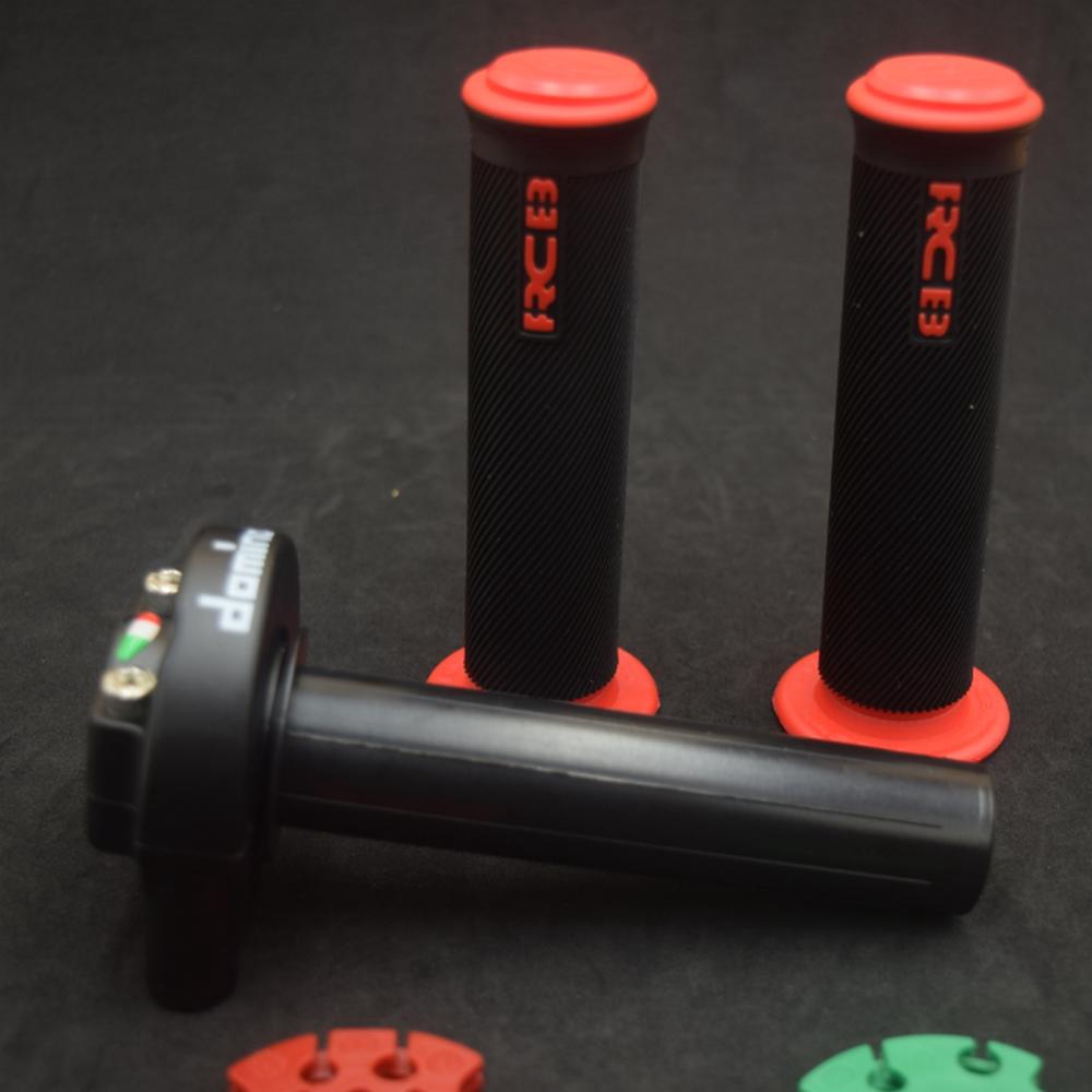 COMBO Cùm tăng tốc DOMINO VỚI BAO TAY RCB MÀU VÀNG  ( có thể dùng 1 hoặc 2 dây ga như zin )