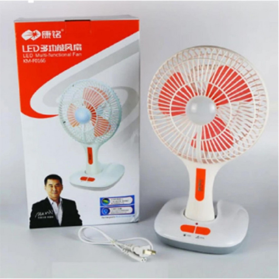 Quạt Tích Điện Ông Tây F0166 consumer quạt tích điện gập có đèn led