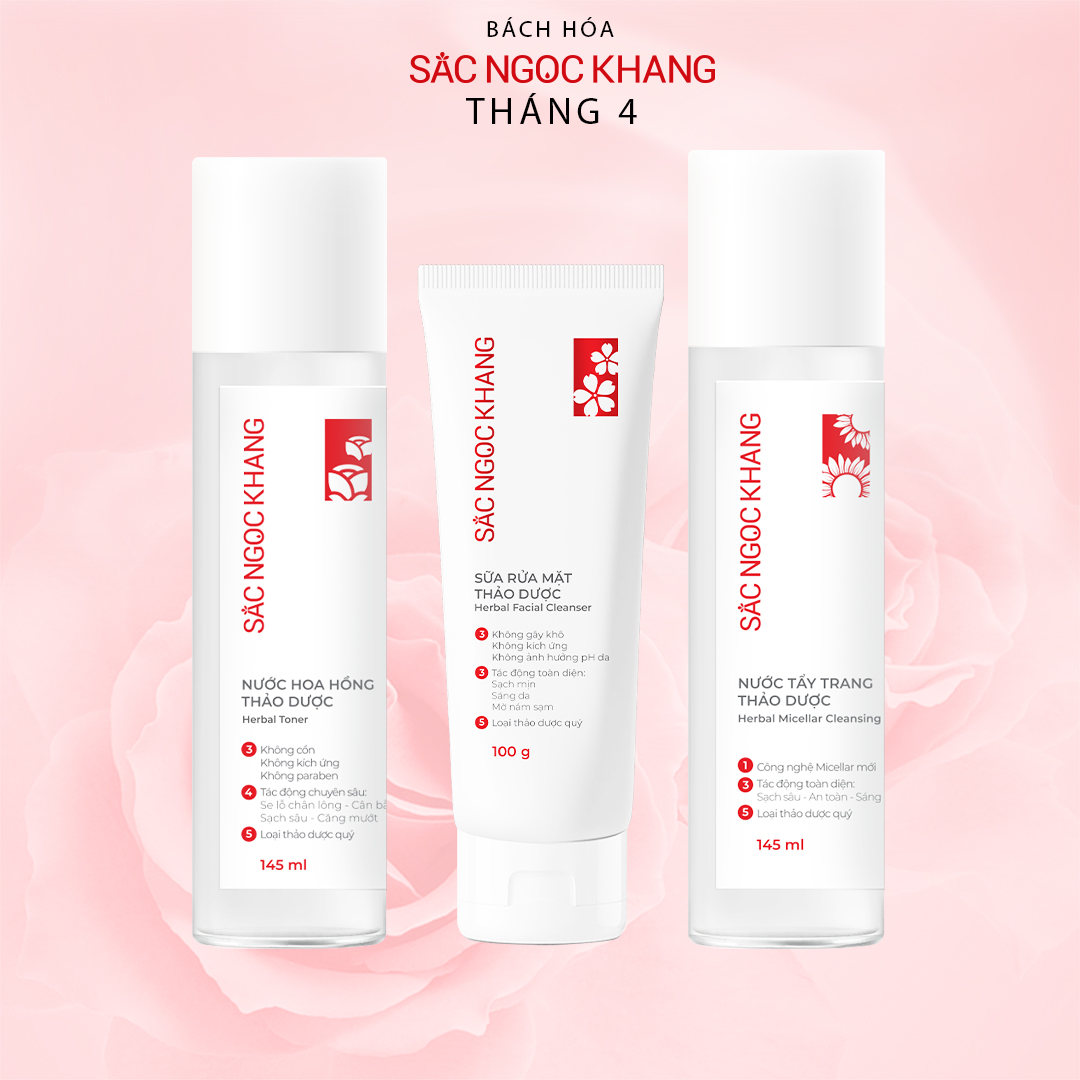 Combo làm sạch da chuyên sâu giúp ngừa mụn và thấm hút dưỡng chất hiệu quả
