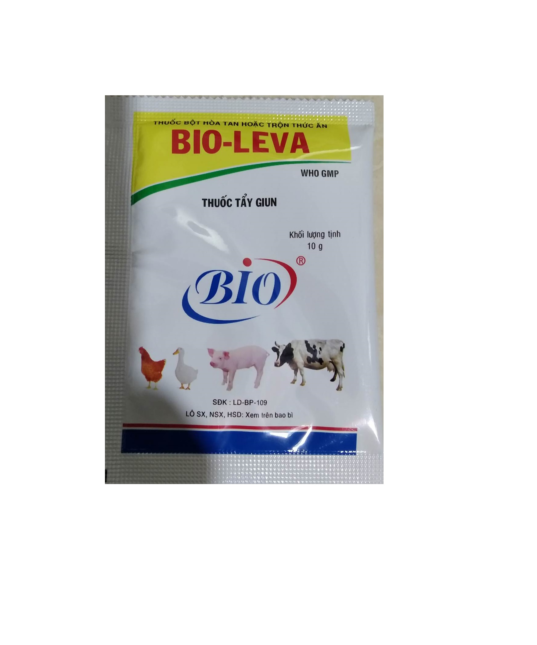 1 gói tẩy giun cho chim, vẹt, gà, heo