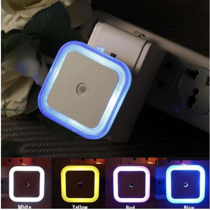 Đèn ngủ cảm biến ánh sáng, tự động bật tắt, tiết kiệm năng lượng, đèn trang trí, đèn phòng ngủ