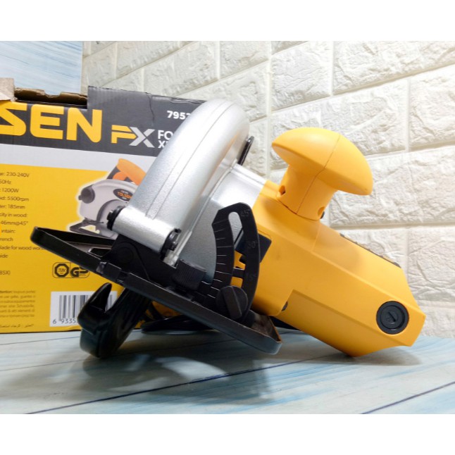 79531 máy cắt gỗ 185mm 1200w tolsen