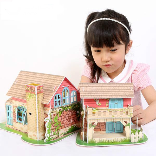 Mô hình giấy 3d cubicfun - sweet villa - p615h