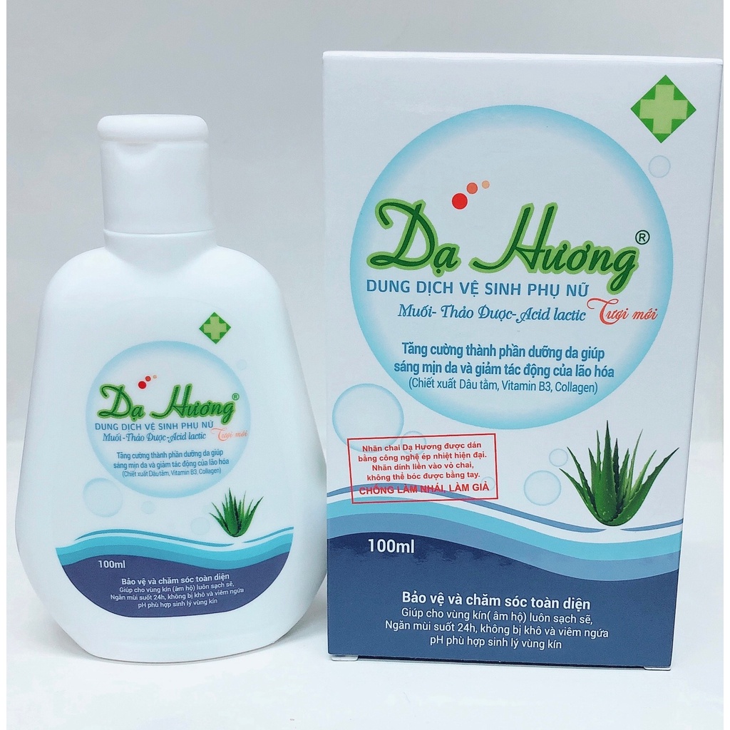 Dung dịch vệ sinh phụ nữ dạ hương tươi mới - lô hội