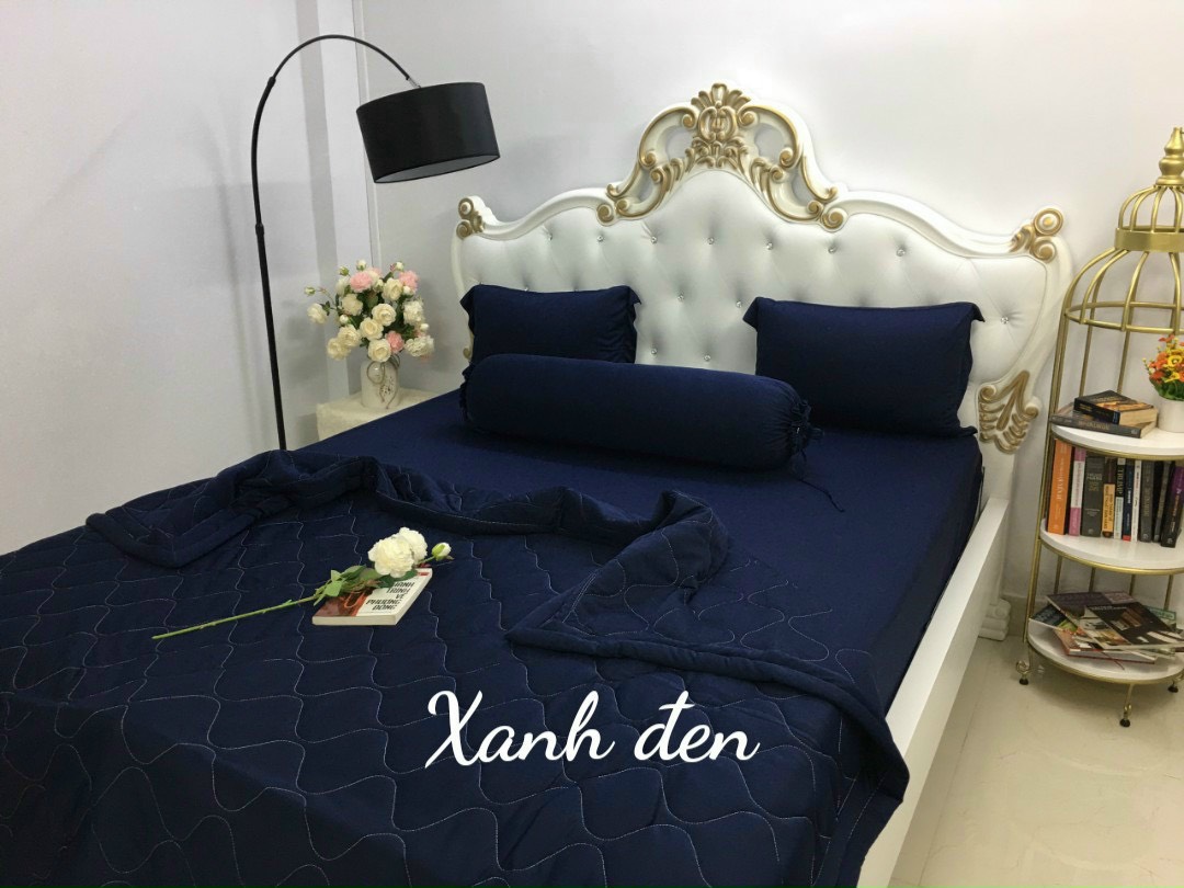 Bộ drap thun màu hàn quốc 4 món