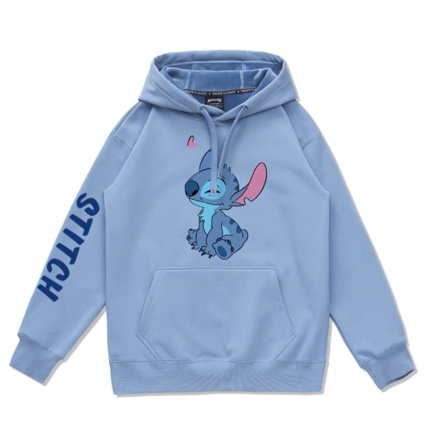 [HCM]ÁO KHOÁC HOODIE NAM NỮ STITCH ĐANG YÊU CHẤT VẢI DÀY DẶN ẤM ÁP - BIG SHOP