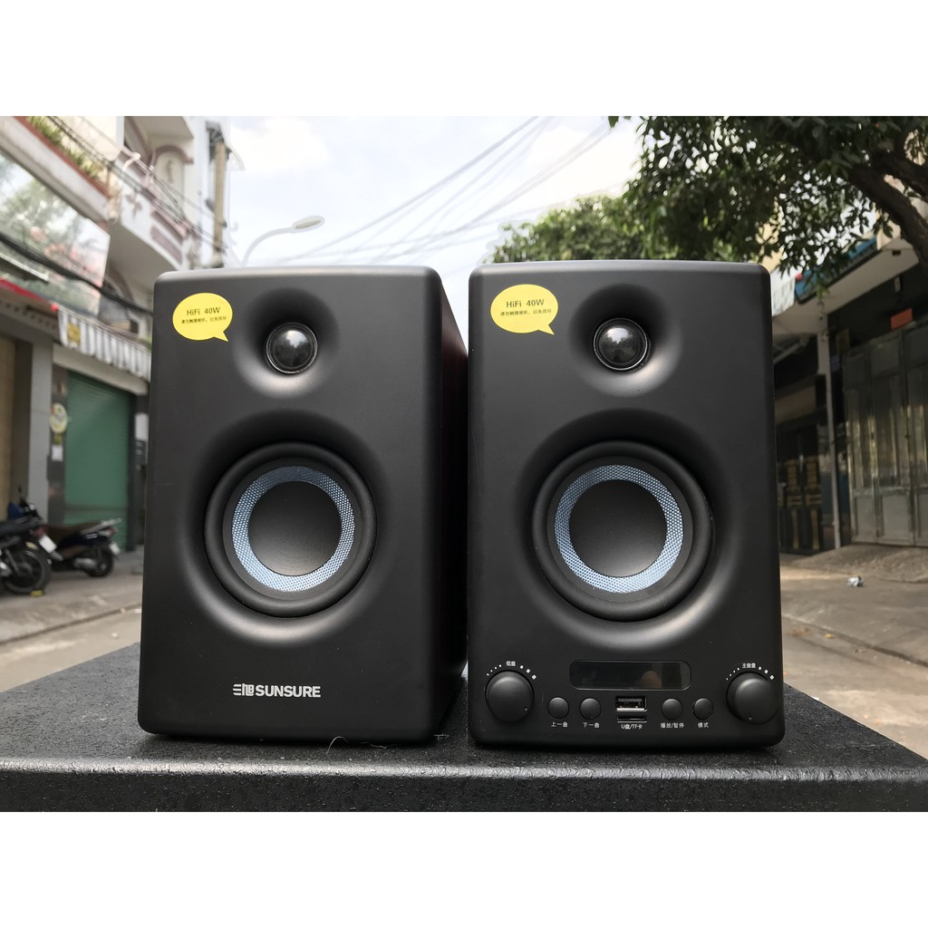 [Phiên Bản Mới] Loa Vi Tính Sunrise M63, Loa Nghe Nhạc, Loa Máy Tính Giá Rẻ, Loa Nghe Nhạc Để Bàn Cao Cấp- Kết nối bluetooth 5.0, AV, USB, SD card