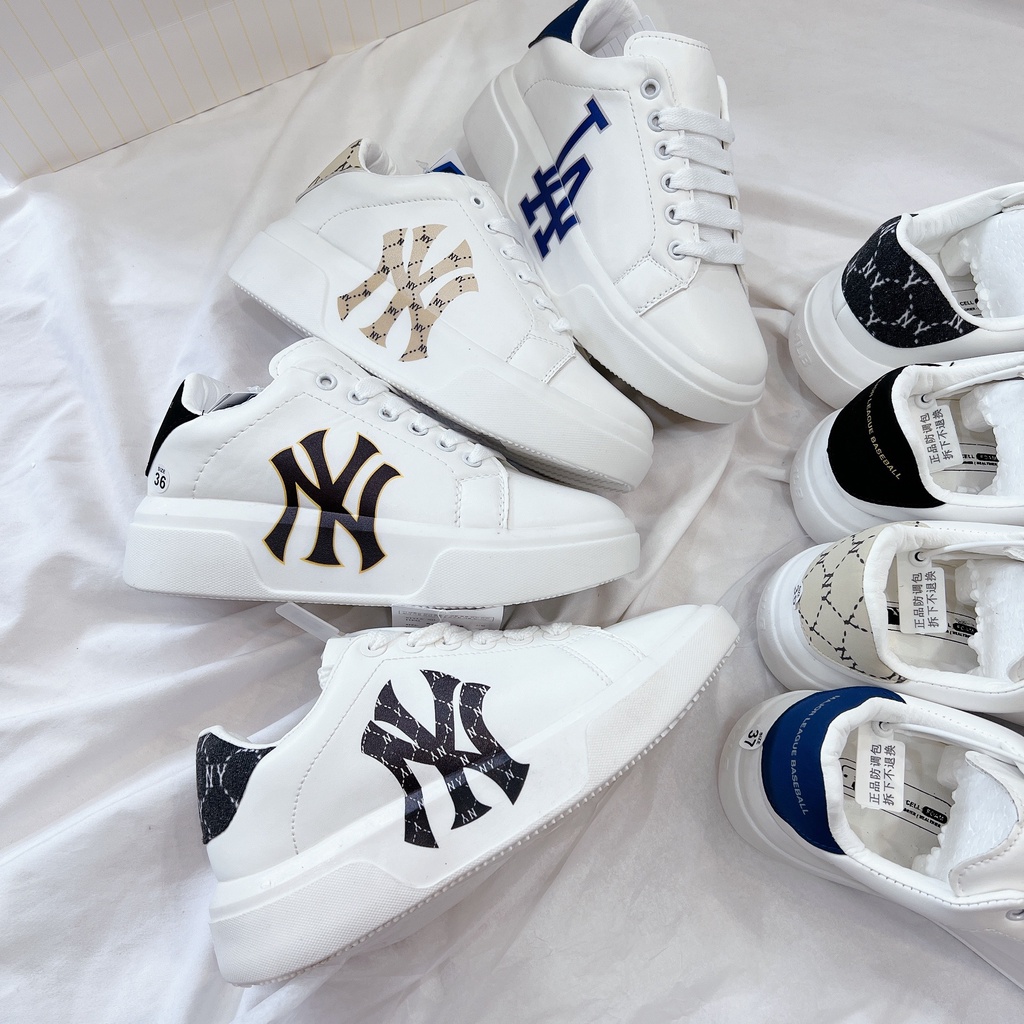 Giày sneaker thể thao nữ nam mib kết hợp mc queen 2022 đế cao 6cm màu trắng hàng