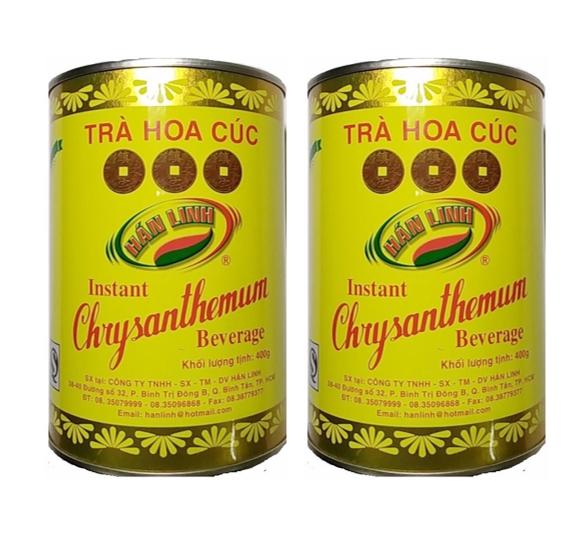 Combo 2 Hộp Trà Hoa Cúc Hòa Tan Hộp 400gr - Lợi Sữa cho Các Mẹ - Tốt Cho Sức Khỏe
