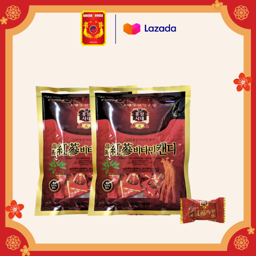 Kẹo hương vị sâm - korean red ginseng candy 200g