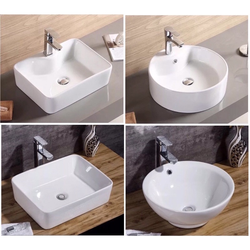 Lavabo đặt bàn, chậu rửa tay đặt bàn, chậu rửa mặt đặt bàn nhập khẩu