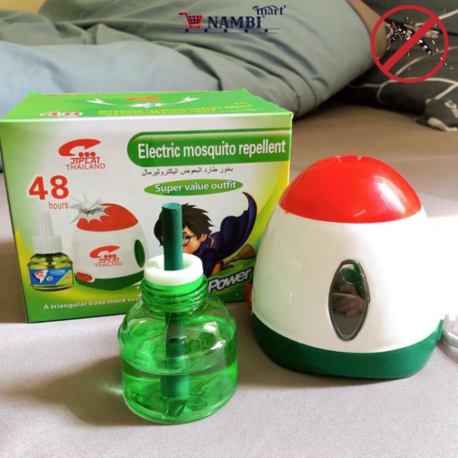 Máy đuổi muỗi đèn đuổi muỗi thái lan JIPLAI tặng lọ tinh dầu đuổi muỗi an toàn hiệu quả