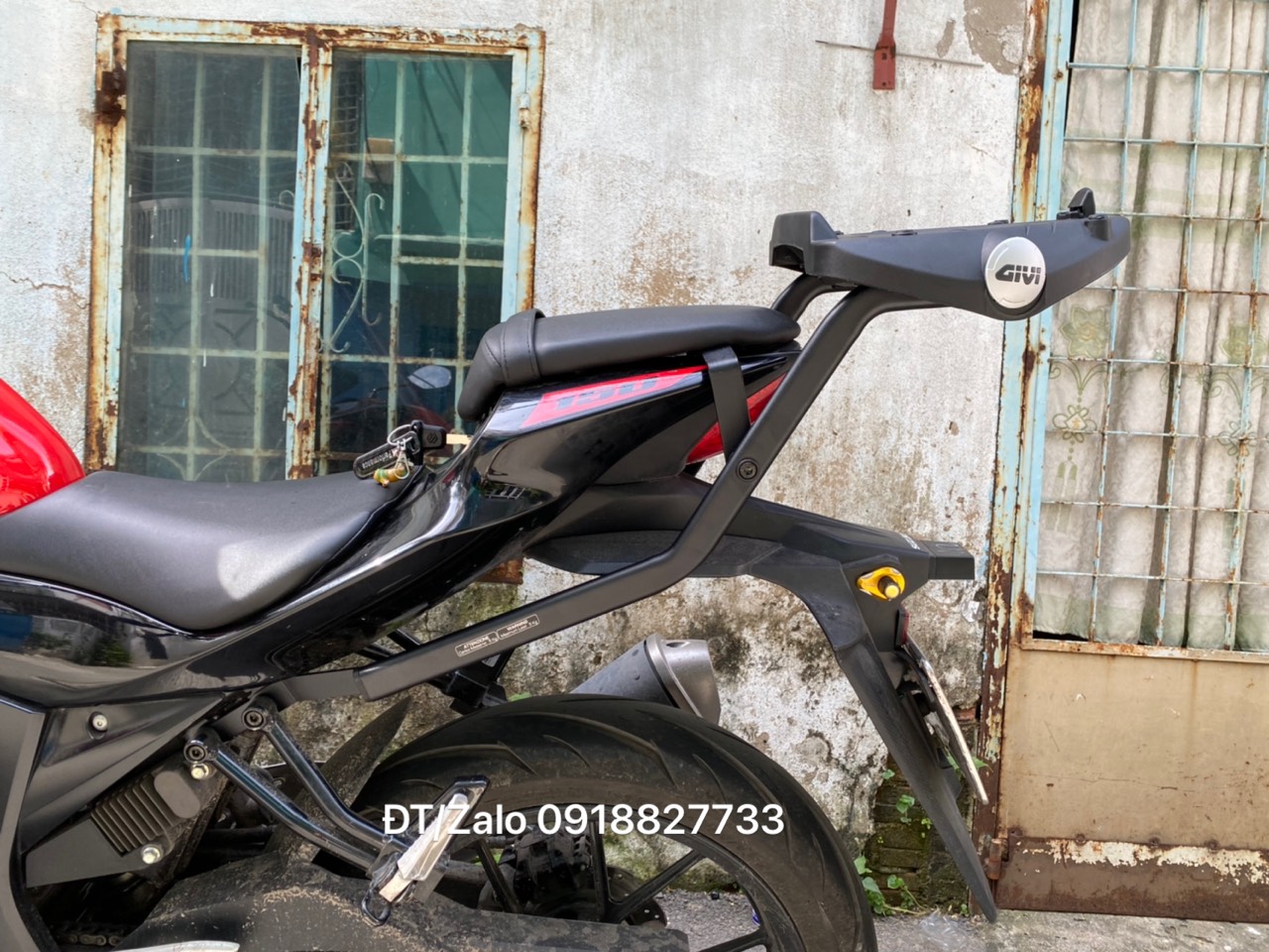 [HCM]Baga Givi SRV GSX R150/S150 (GSX R150 GSX S150) hàng givi chính hãng sx tại Malaysia