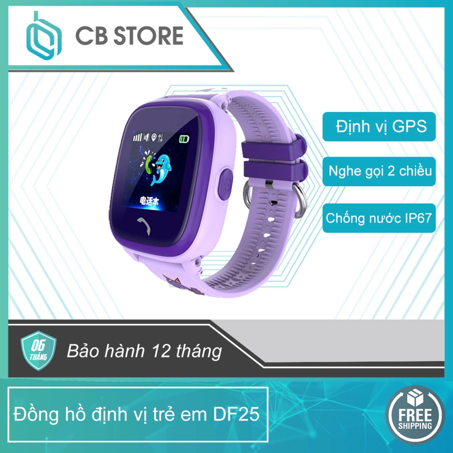 Đồng hồ định vị trẻ em thông minh DF25 chống nước , quản lý giám sát trẻ em