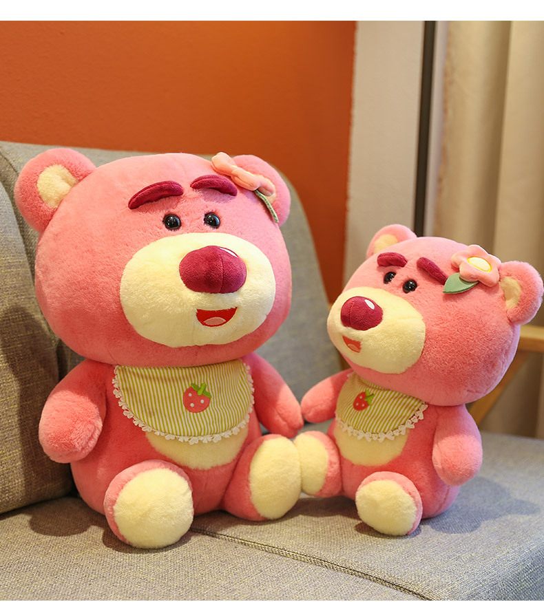 Gấu lotso dâu yếm baby, gấu bông losto mùi thơm nhẹ dễ thương