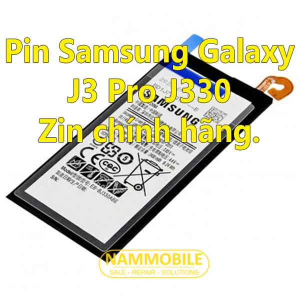 Pin samsung galaxy j3 pro-j330-j327-j3110-j3119 eb-bj330abe + tặng siêu dán pin