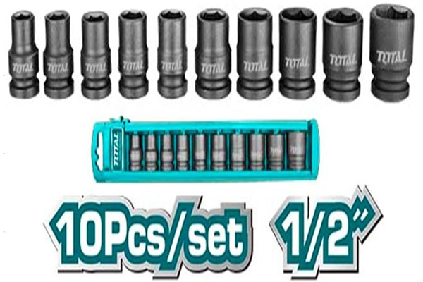Bộ 10 đầu tuýp impact dr 1/2 inch total thistd12101