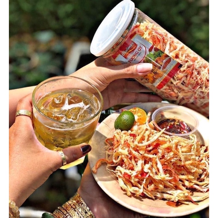 [HỘP 250GR] KHÔ MỰC XÉ SỢI HẤP NƯỚC DỪA