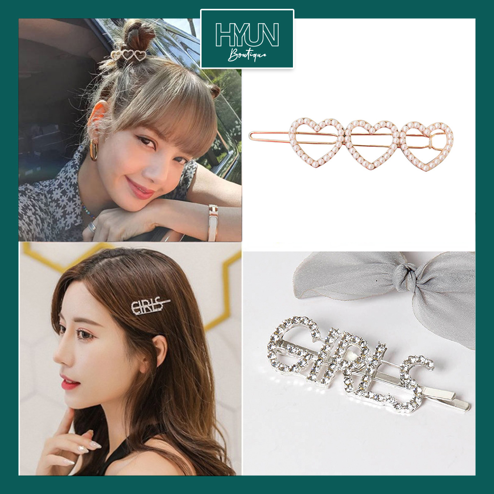 [HCM]Kẹp tóc Blackpink Hyun Boutique KBPINK01