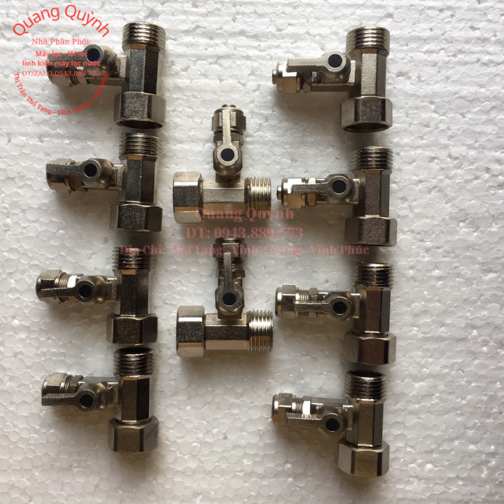 Combo 10 chiếc van chia nước máy lọc nước đúc liền.