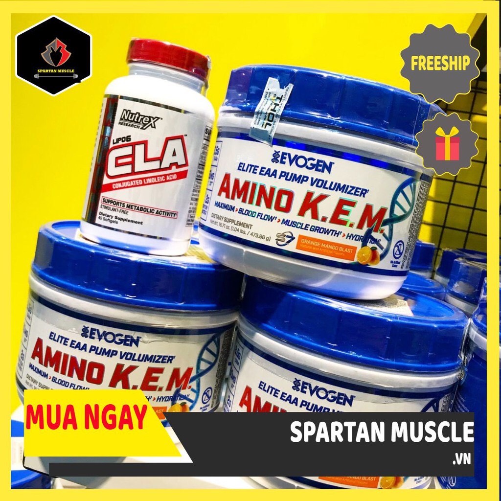 [TẶNG BÌNH EVOGEN] EVOGEN Amino K.E.M Thực Phẩm Bổ Sung Năng Lượng Gym - Bột Tăng Sức Mạnh  Bổ Sung EAA Phục Hồi Cơ Bắp Mạnh Mẽ Trong Tập Luyện Cao Cấp VIP Của Nhà Vô Địch