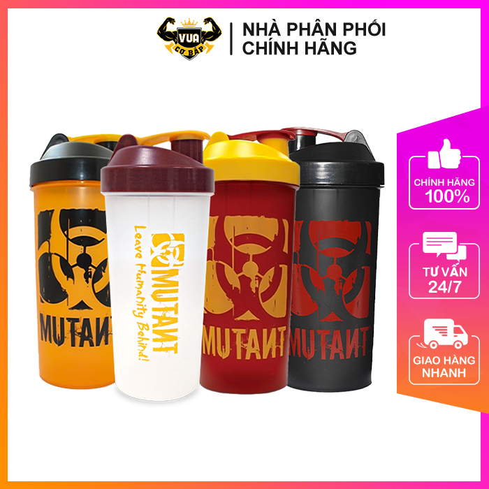 Bình nước tập gym shaker mutant 1 lít