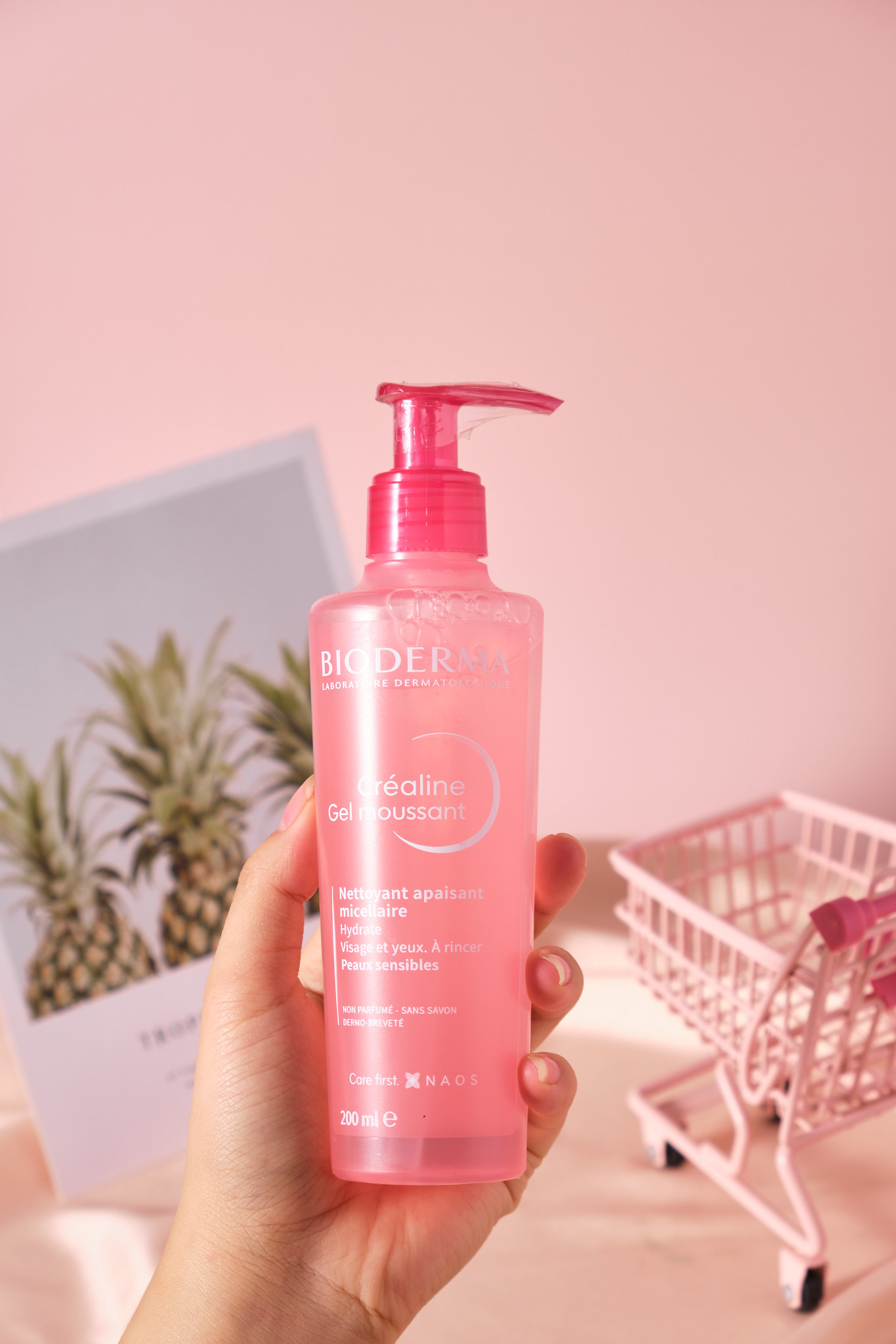 Sữa rửa mặt Bioderma Crealine Gel Moussant 200ml