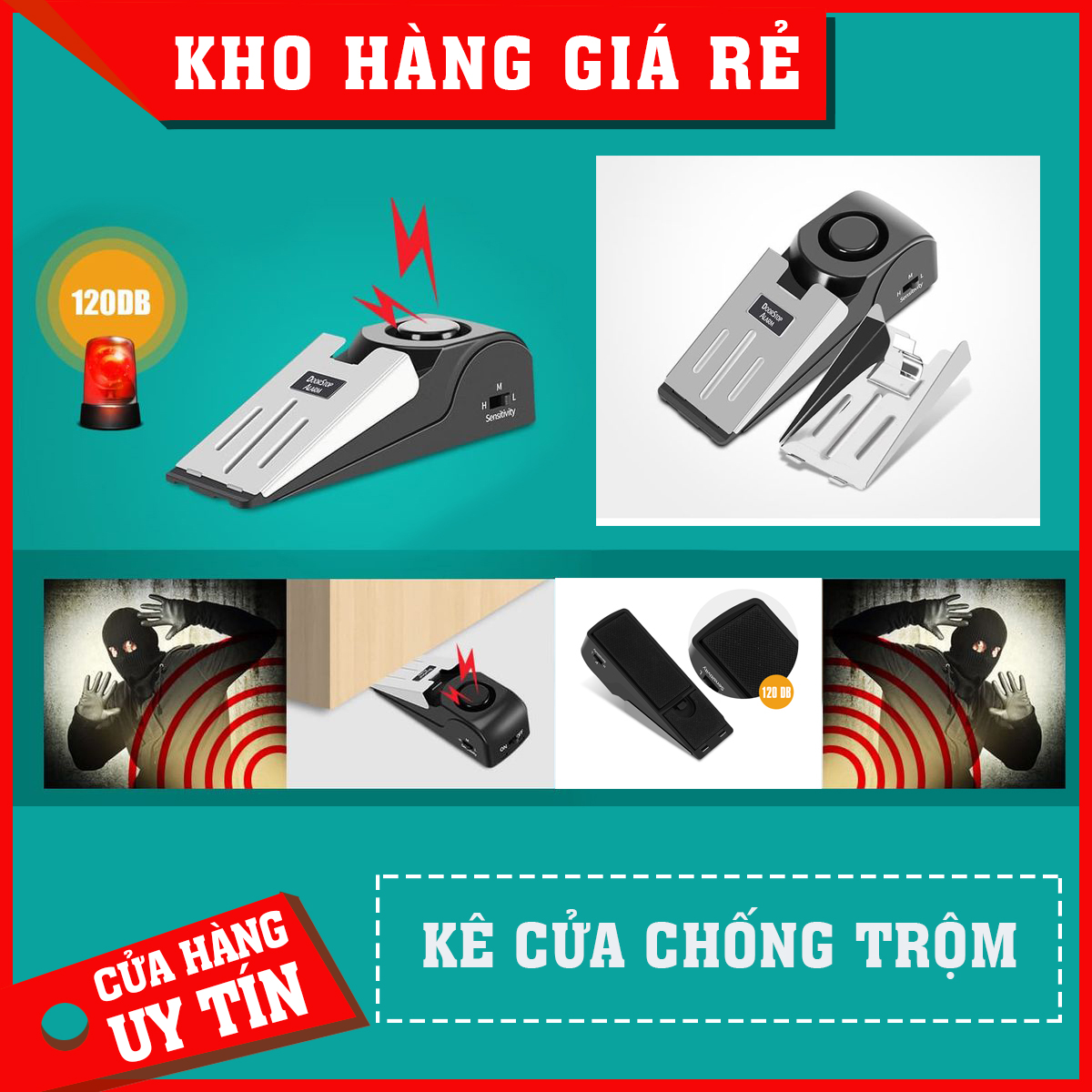 Thiết bị chống trộm hiệu quả có chuông hú