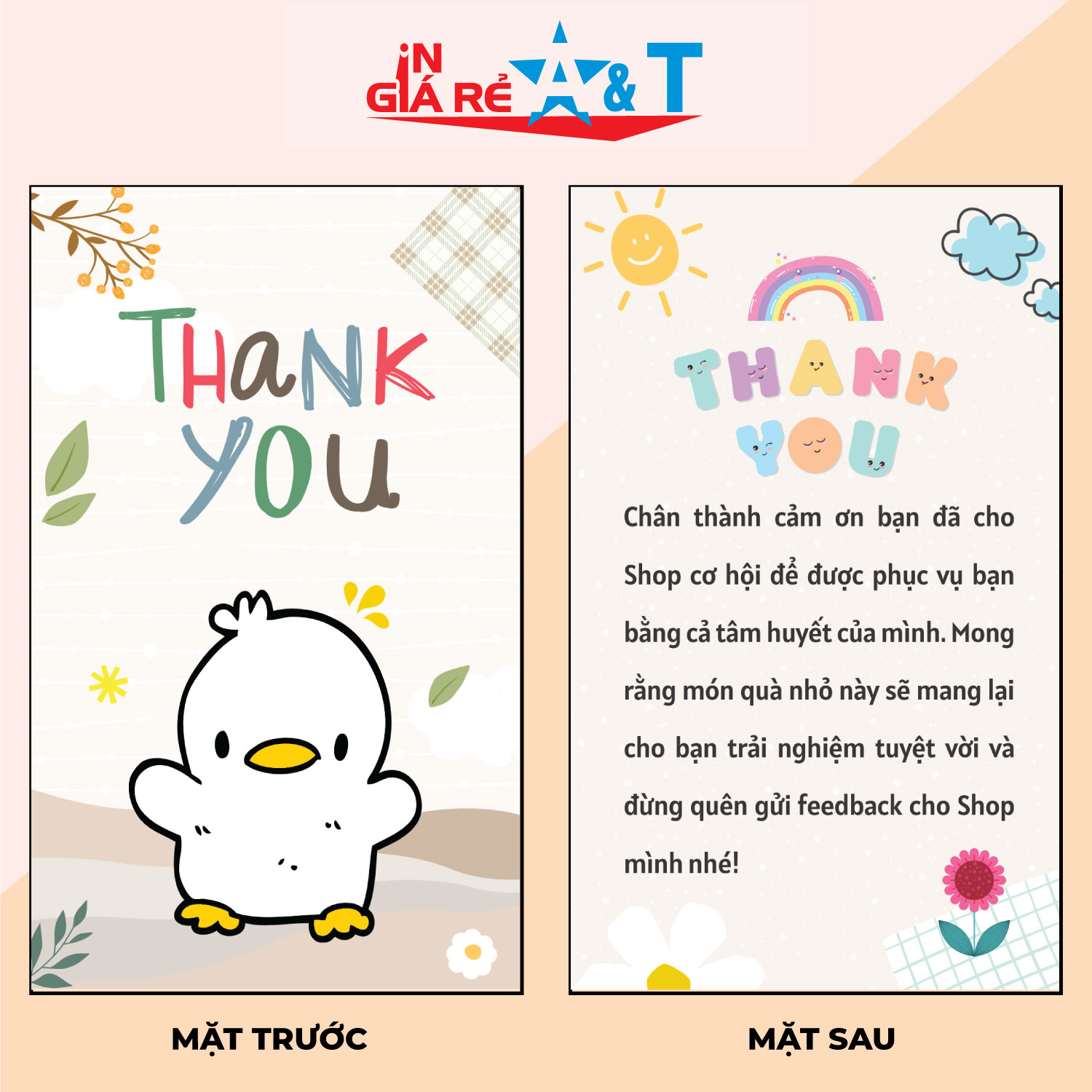 Hộp 100 card cám ơn, card Thank you sáng tạo độc đáo hợp trend  dành riêng cho shop bán hàng, Giầy bìa cứng - size 9x5.4cm