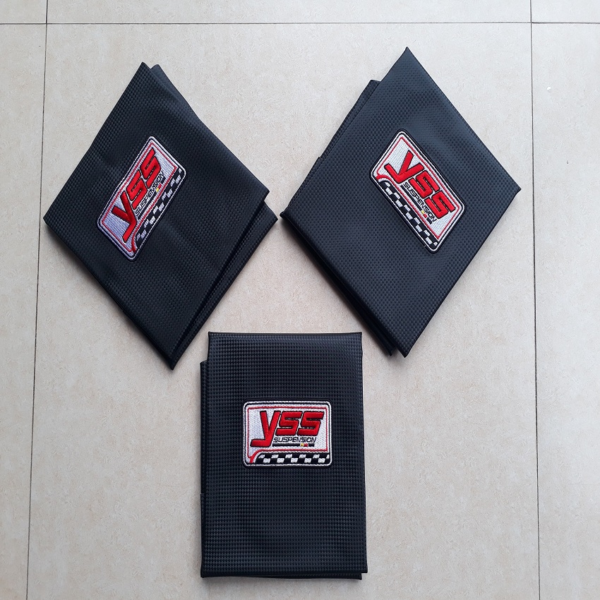 Vỏ yên xe máy da yên vân cacbon thêu YSS đa năng lắp nhiều dòng xe Dream Wave Sirius Furture Exciter Winner Airblade