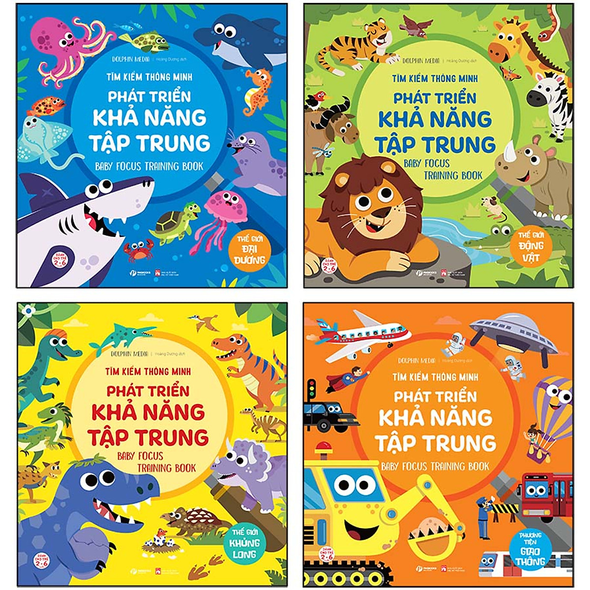 Combo 4 cuốn: tìm kiếm thông minh - phát triển khả năng tập trung