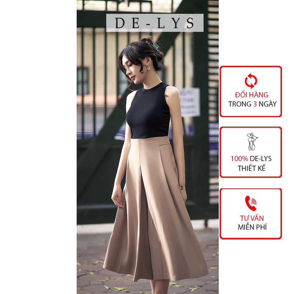 Quần ống rộng giả váy  mốt giấu dáng siêu hiệu quả  Thời trang  Việt  Giải Trí