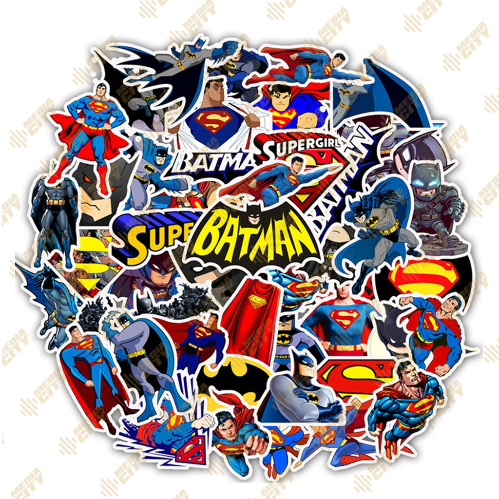 [] Marvel Superman Batman siêu nhân graffiti dán laptop vali chống nước - Mediacity