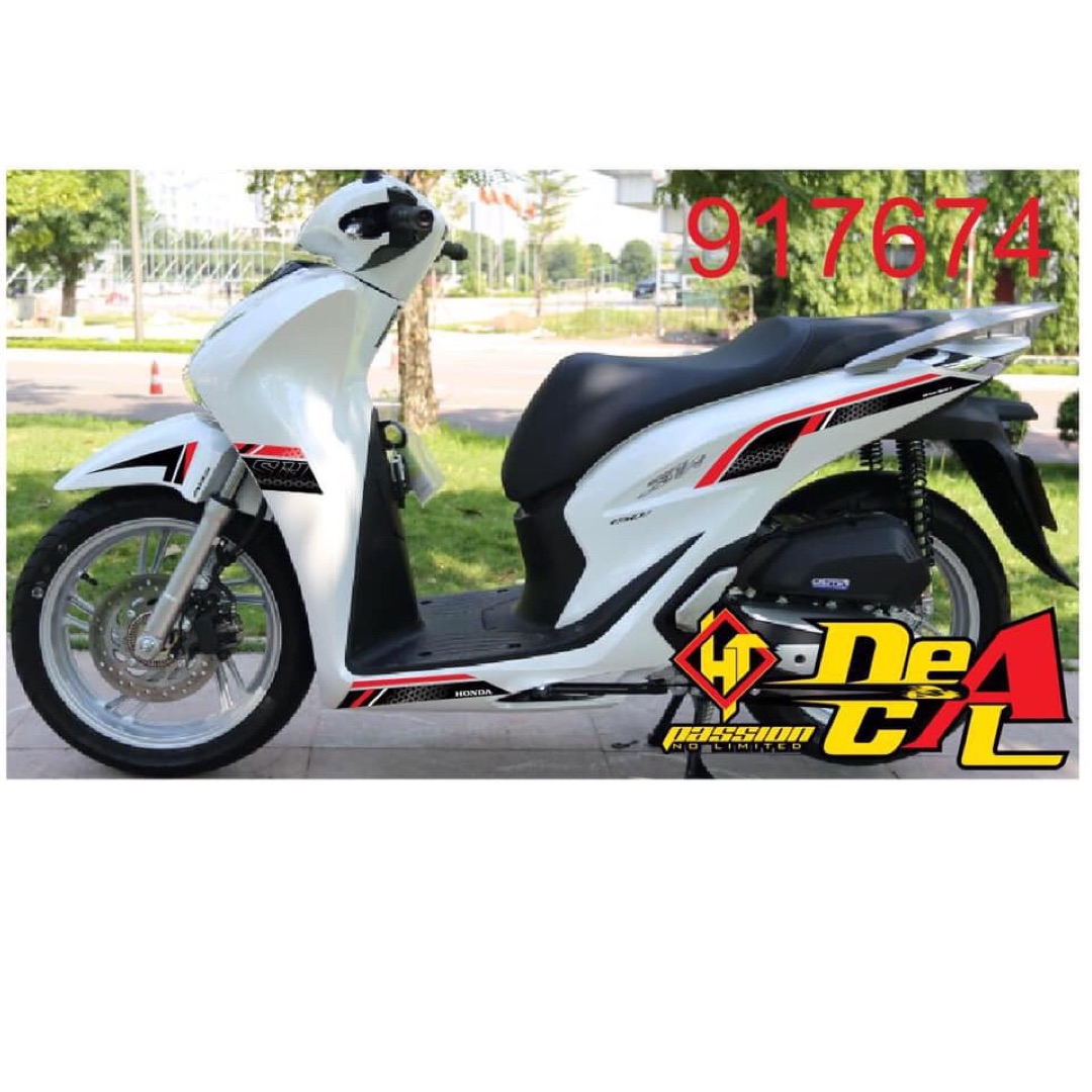 ( SH 2020 ) Tem Chế Uban Spost 8172 Cán 3 Lớp Chống Phai Cho SH 2020