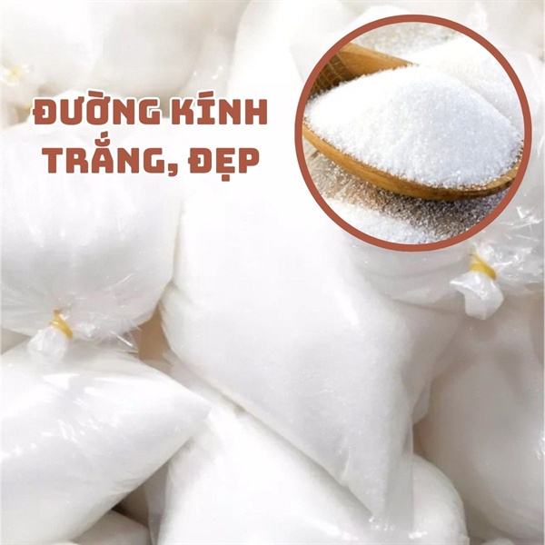 Đường Cát Trắng Đẹp Túi 1Kg ( Cân đủ ký )