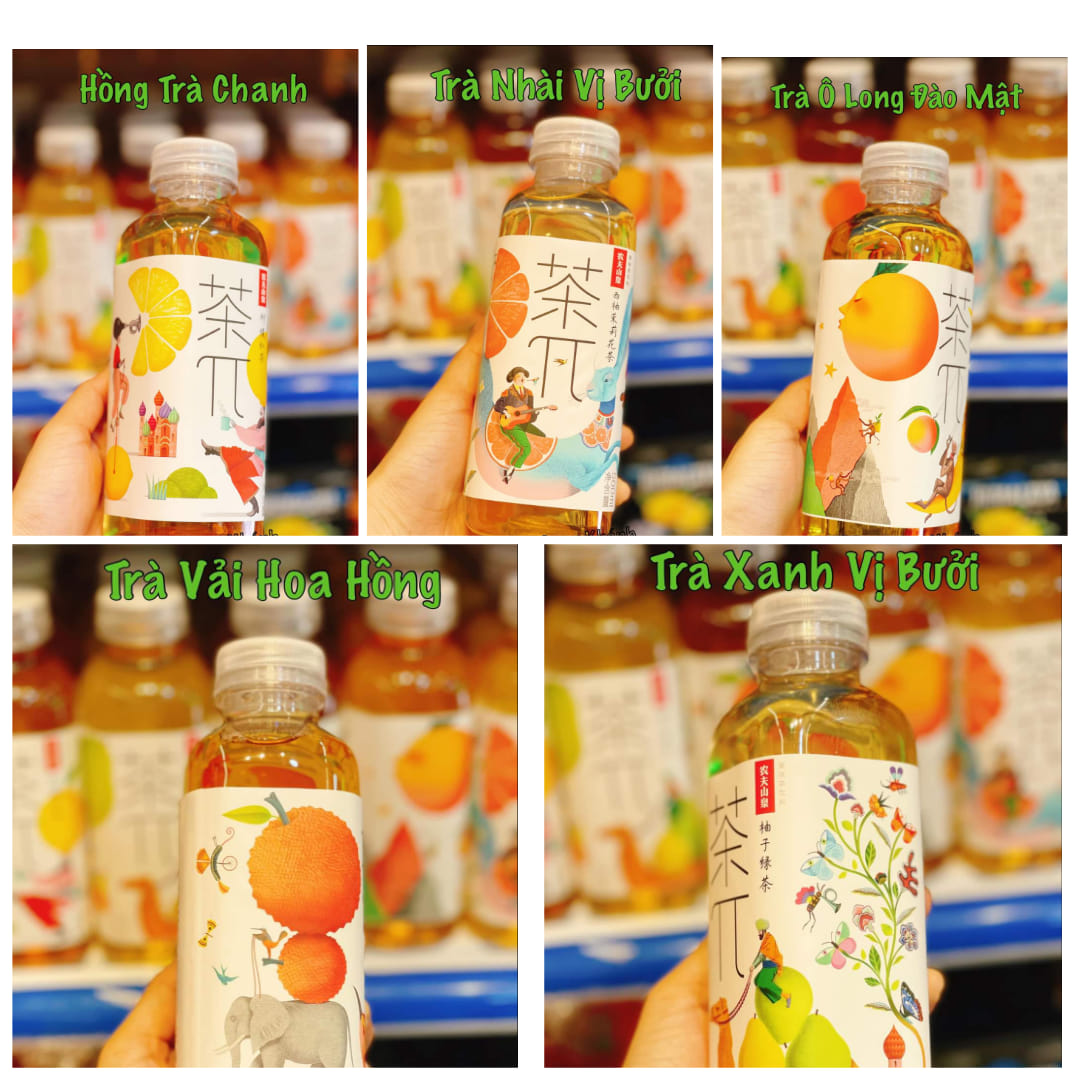 Trà Nongfu 500ml  trà hồng vị chanh Lý Trinh 15