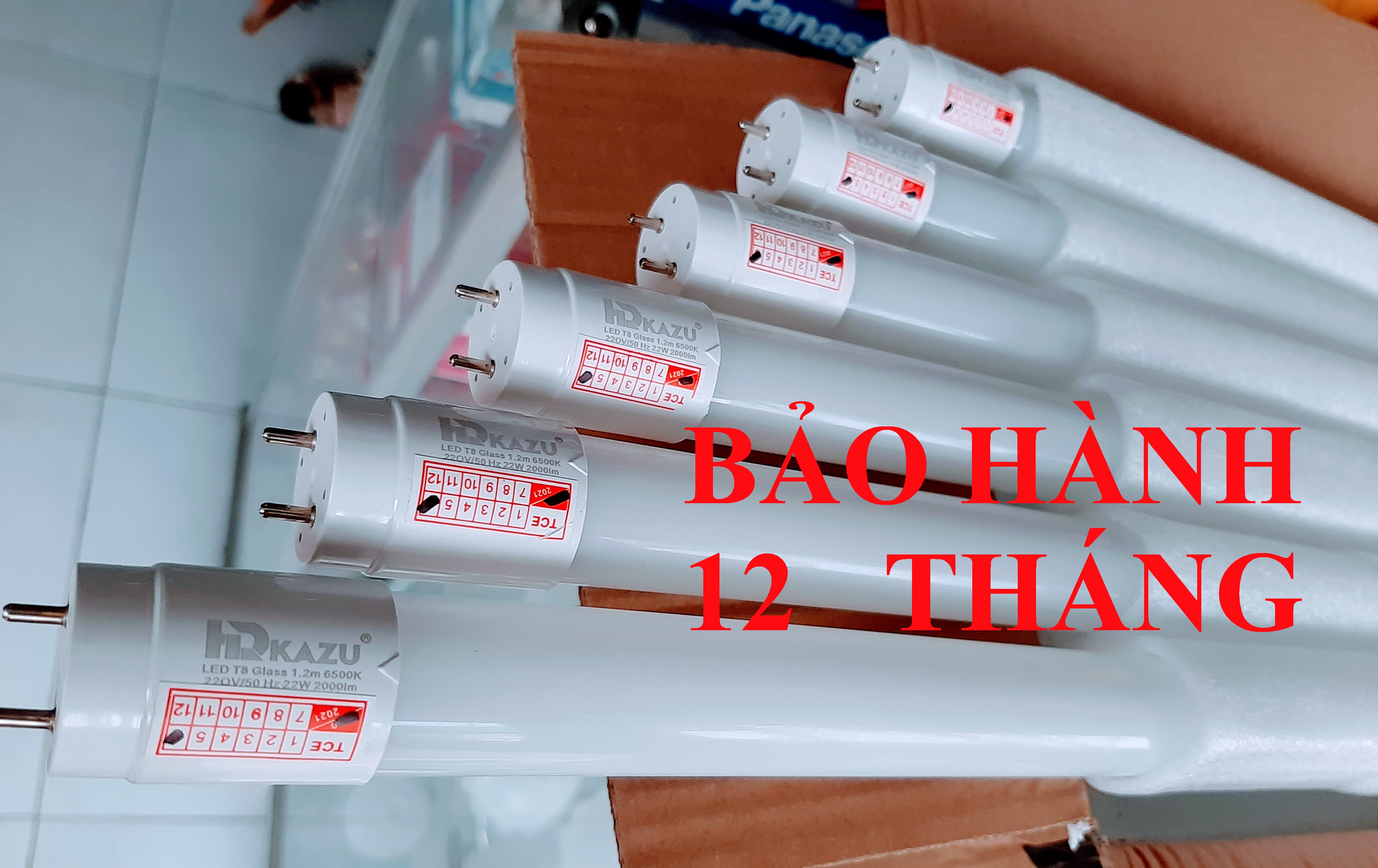 Bộ 5 bóng đèn led tuýp 1m2 22W ánh sáng trắng bóng đèn led 1.2m.