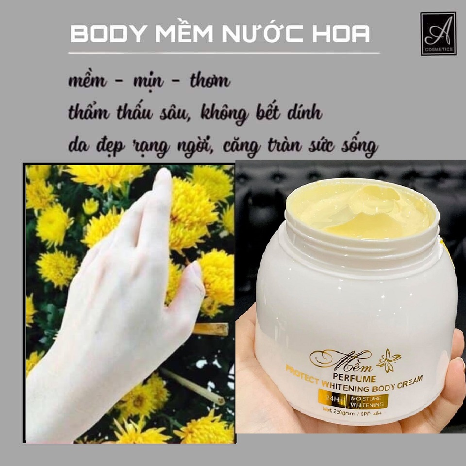 [CHÍNH HÃNG] kem body mềm nước hoa 2020 body mềm chữ A cosmetic body mềm Phương Anh