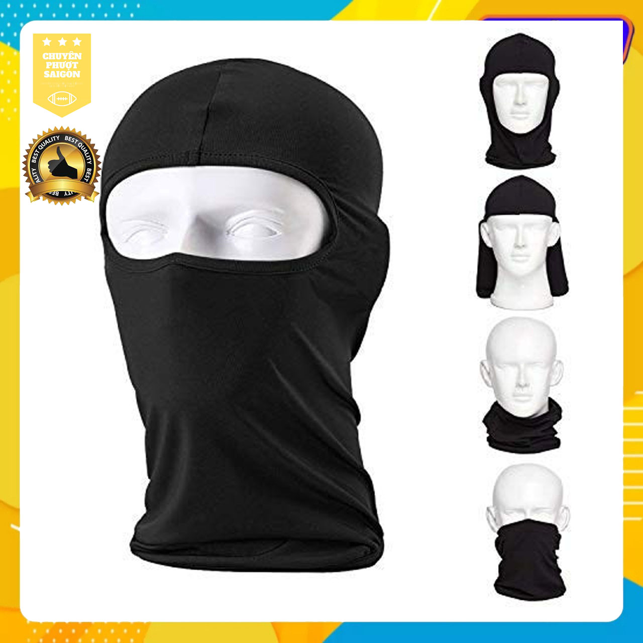 [HCM]MŨ CHÙM NINJA ĐI NẮNG CHỐNG TIA UV
