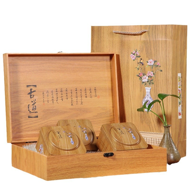    Tặng kèm túi    Trà thiết quan âm hộp 500g Hộp đẹp sang trọng lịch sự gồm 6 set cao cấp dùng làm quà tặng làm quà biếu ngày lễ tết 