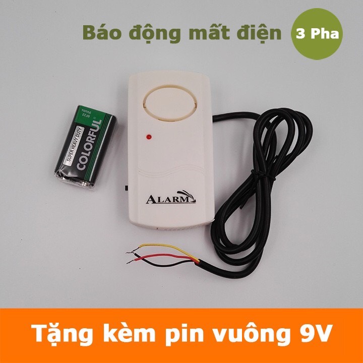 Chuông báo động mất điện 1 pha và 3 pha