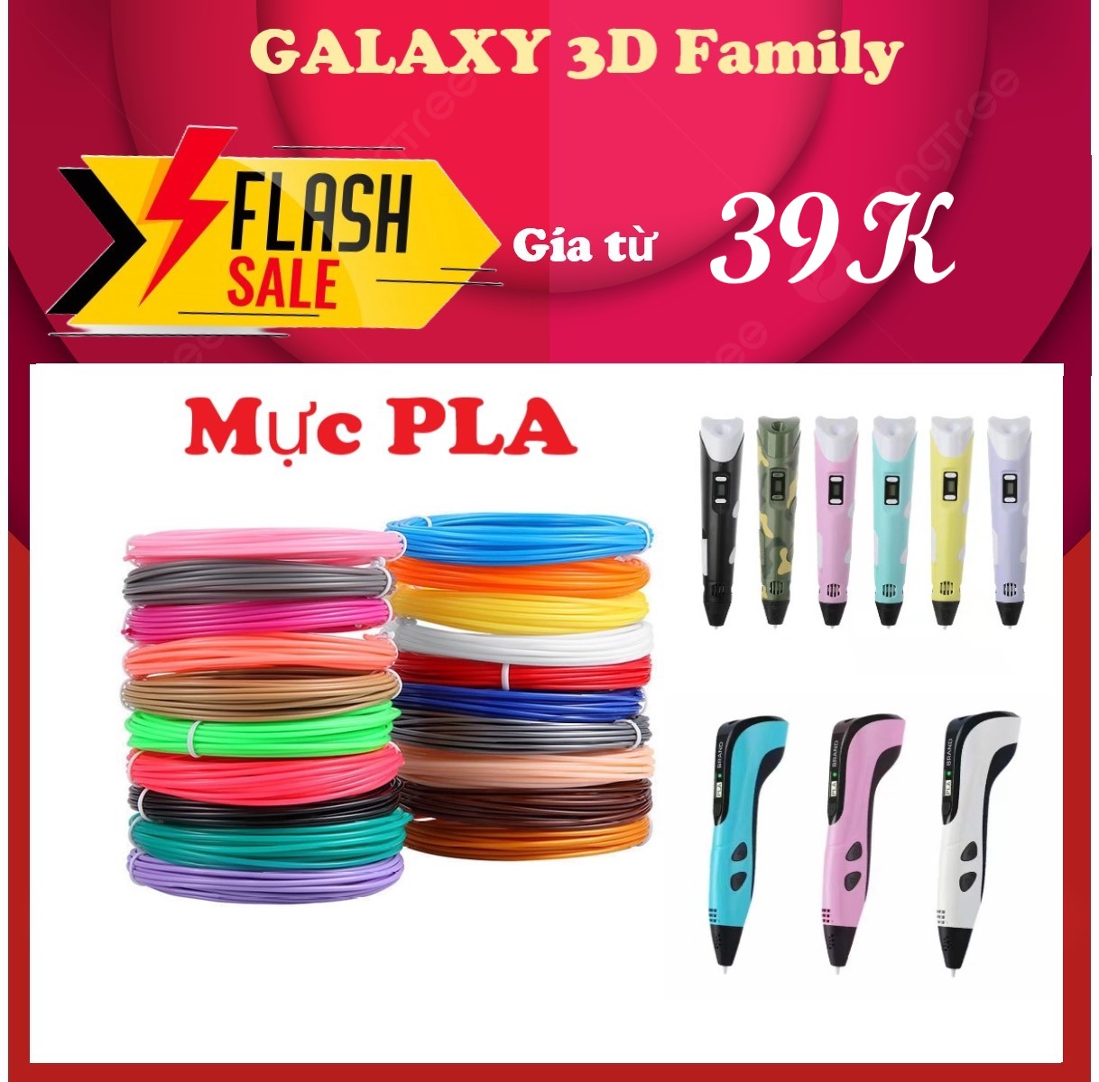 Mực pla cho bút vẽ 3d nhiệt độ cao
