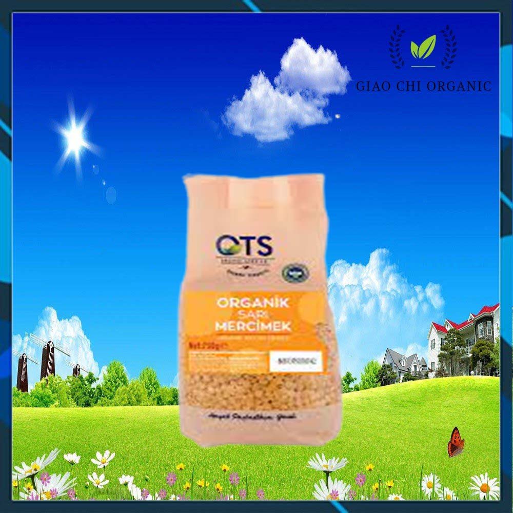 Đậu lăng vàng hữu cơ OTS Organik 750g Organic Yellow Lentils OTS Organik