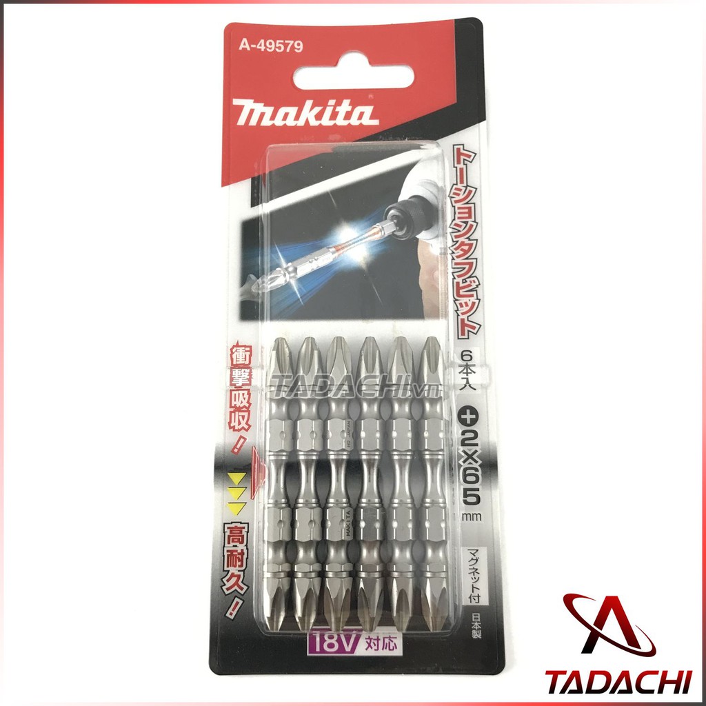 Mũi Vít Makita Ph2 x 65mm A-49579