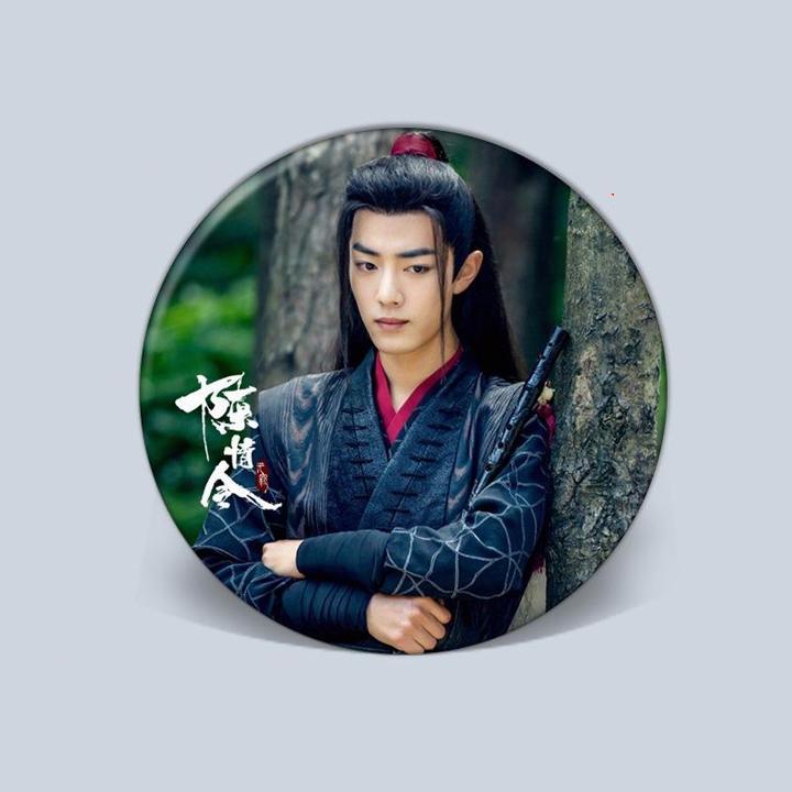 Huy hiệu Trần Tình Lệnh Lam Vong Cơ Ngụy Vô Tiện ma đạo tổ sư in hình đẹp Tiêu Chiến Vương Nhất Bác