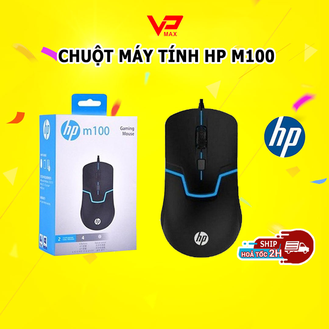 Chuột chơi game HP LED RGB đèn led nhiều màu đầm tay - VPMAX - chuột máy tính có dây, chuột PC, chuột laptop, chuột quang có dây giá rẻ, chuột HP - VP MAX