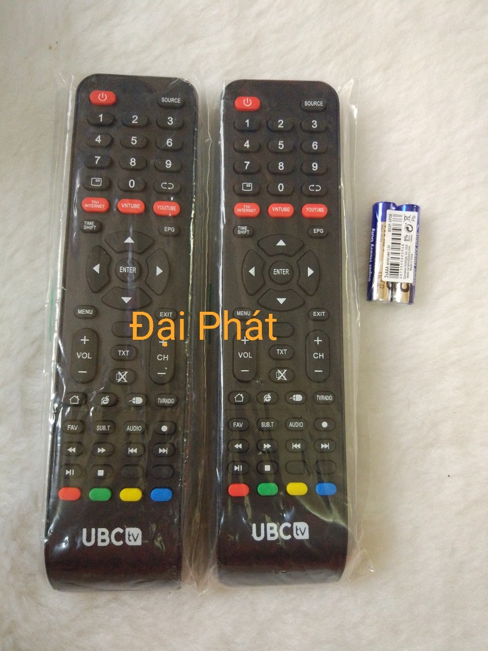 Điều khiển tivi ubc
