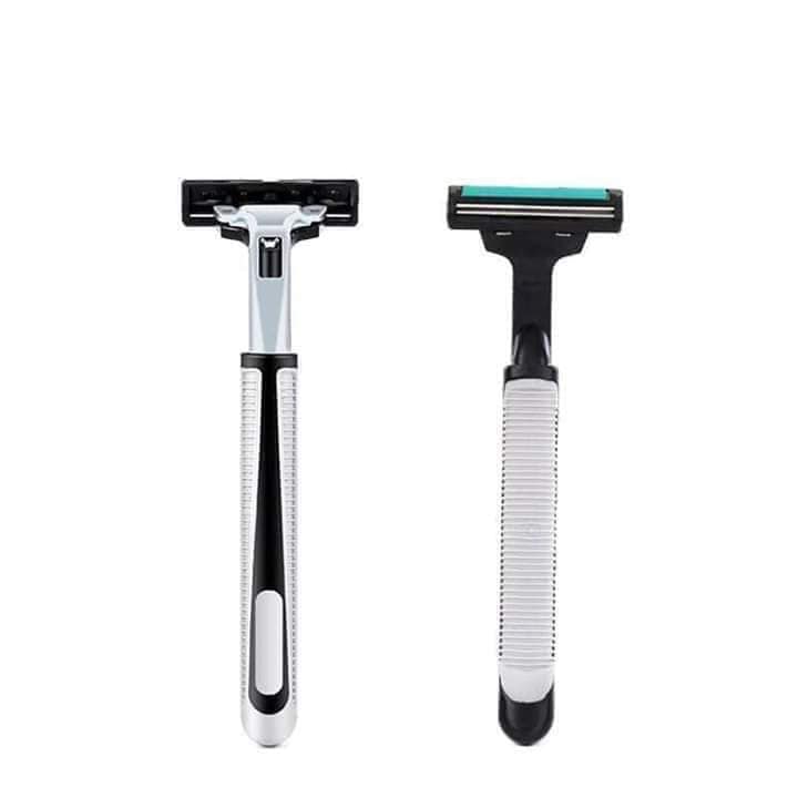 Set dao cạo râu 2 lưỡi + 36 bàn cạo + 1 tuýp kem cạo