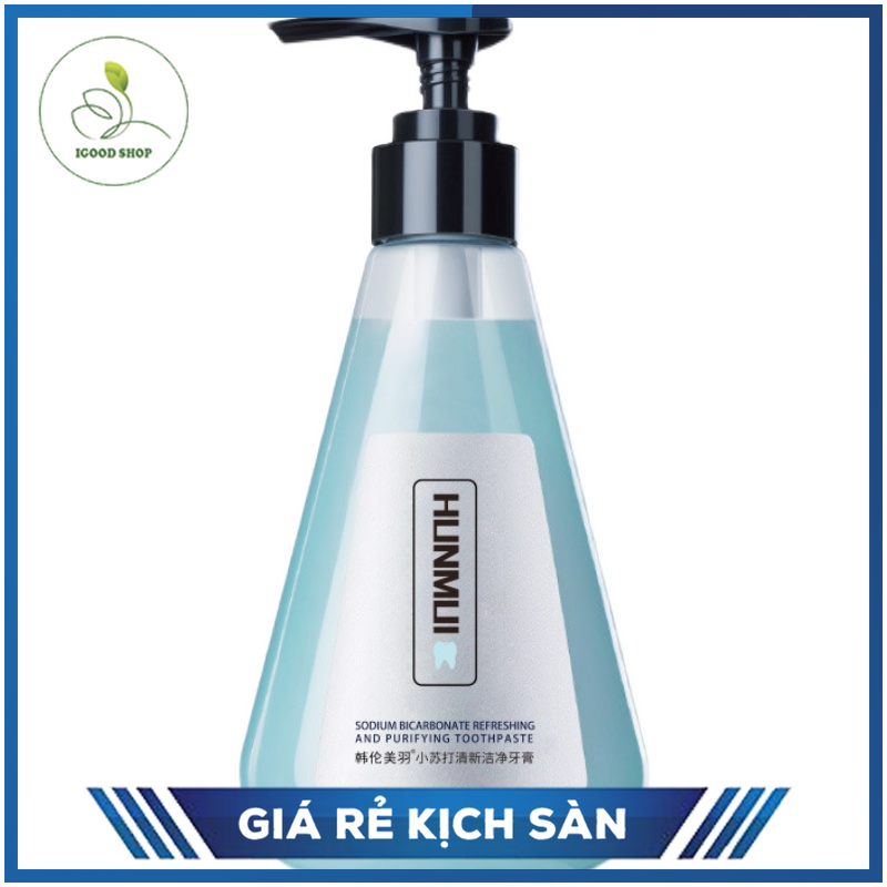 Kem đánh răng humui dạng gel - hương bạc hà giúp răng trắng sáng, giảm tê buốt, hơi thở thơm mát